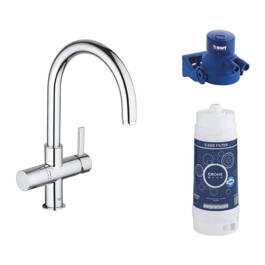 Смеситель для кухни Grohe Blue Pure 119711 хром с функцией фильтрации
