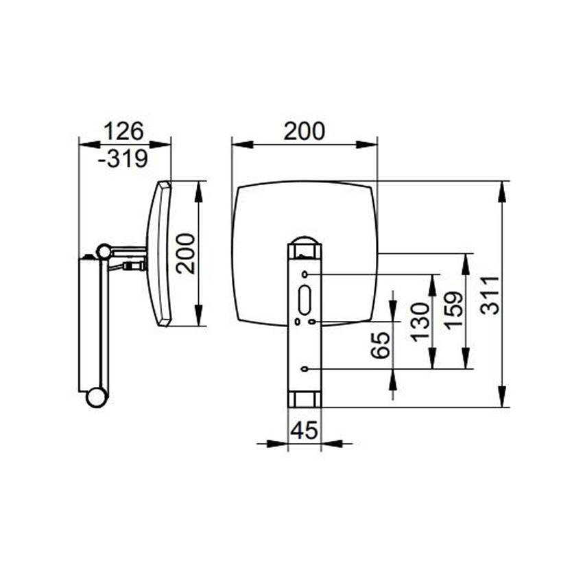 Косметическое зеркало Keuco iLook_ move 17613019004 изображение