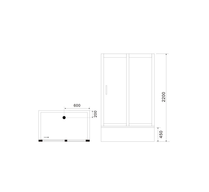 Душевая кабина B&W G5508 изображение