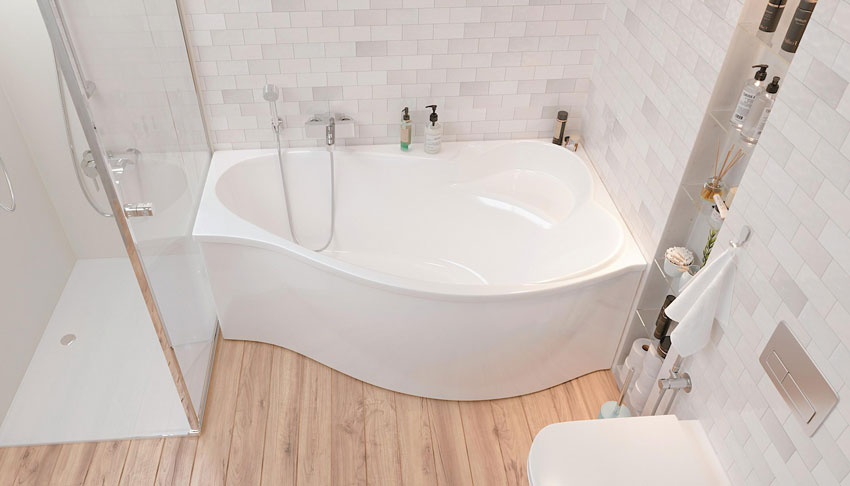 Ванна акриловая Marka One Gracia 150x90 R изображение
