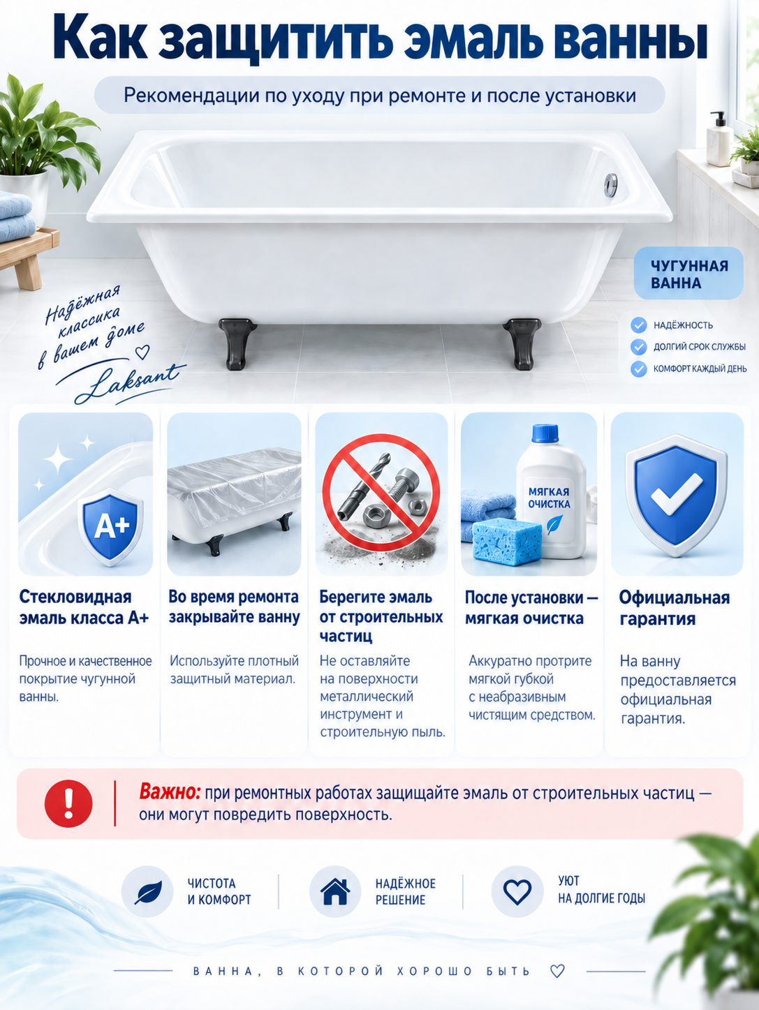 Ванна чугунная Byon B13 120x70x42 изображение