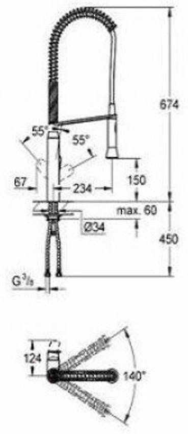 Смеситель для кухни Grohe K7 32950DC0 изображение