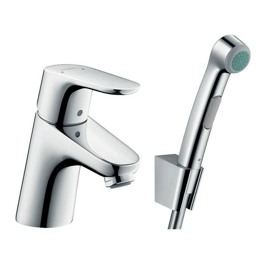 Смеситель для раковины с гигиеническим душем Hansgrohe Focus E2 31926000