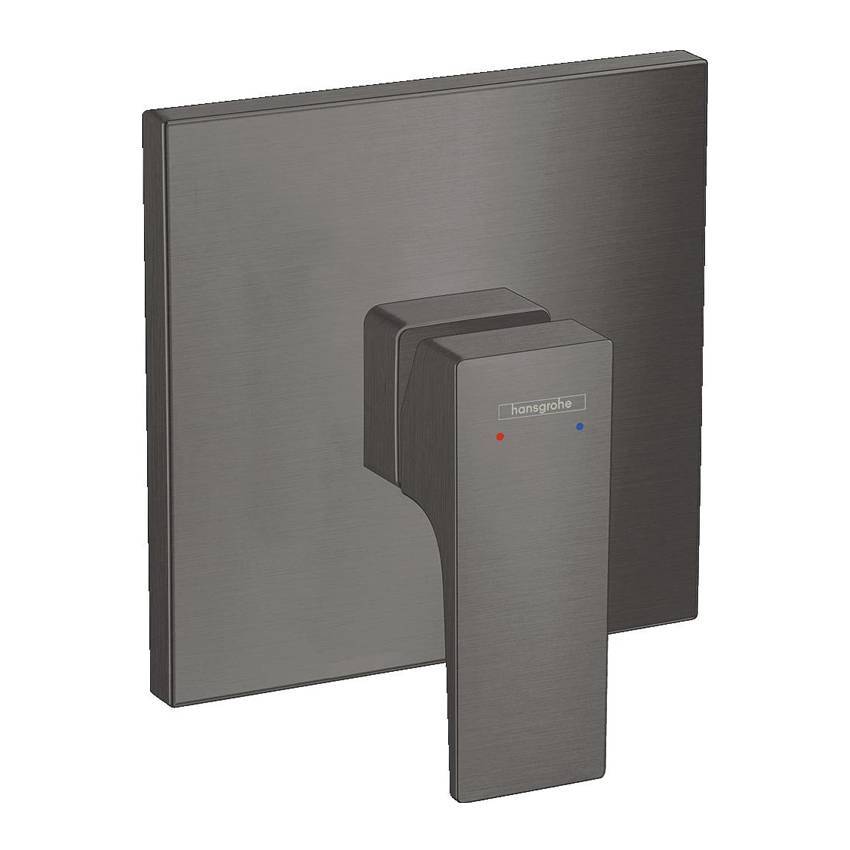 Смеситель для душа Hansgrohe Metropol (внешняя часть) шлифованный, черный хром (32565340)