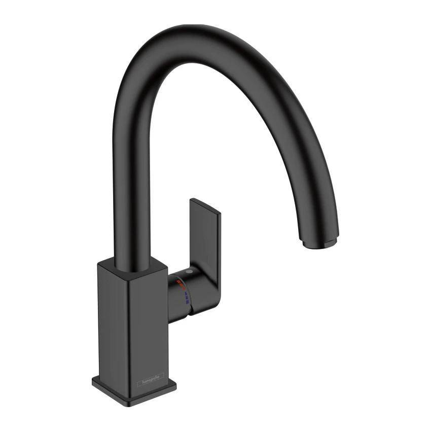 Кухонный смеситель Hansgrohe Vernis Shape M35 71871670 черный