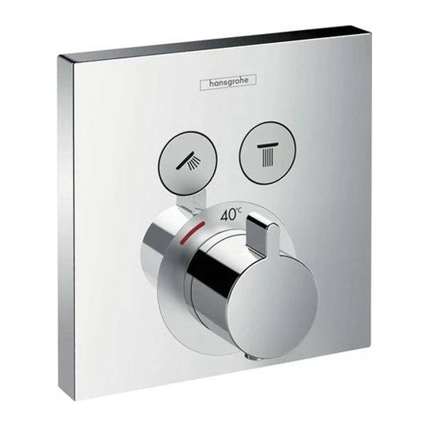 Термостат с двумя запорными вентилями Hansgrohe ShowerSelect 15763000