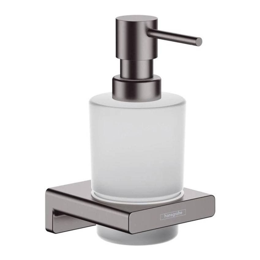 Дозатор Hansgrohe AddStoris 41745340 шлифованный черный, хром