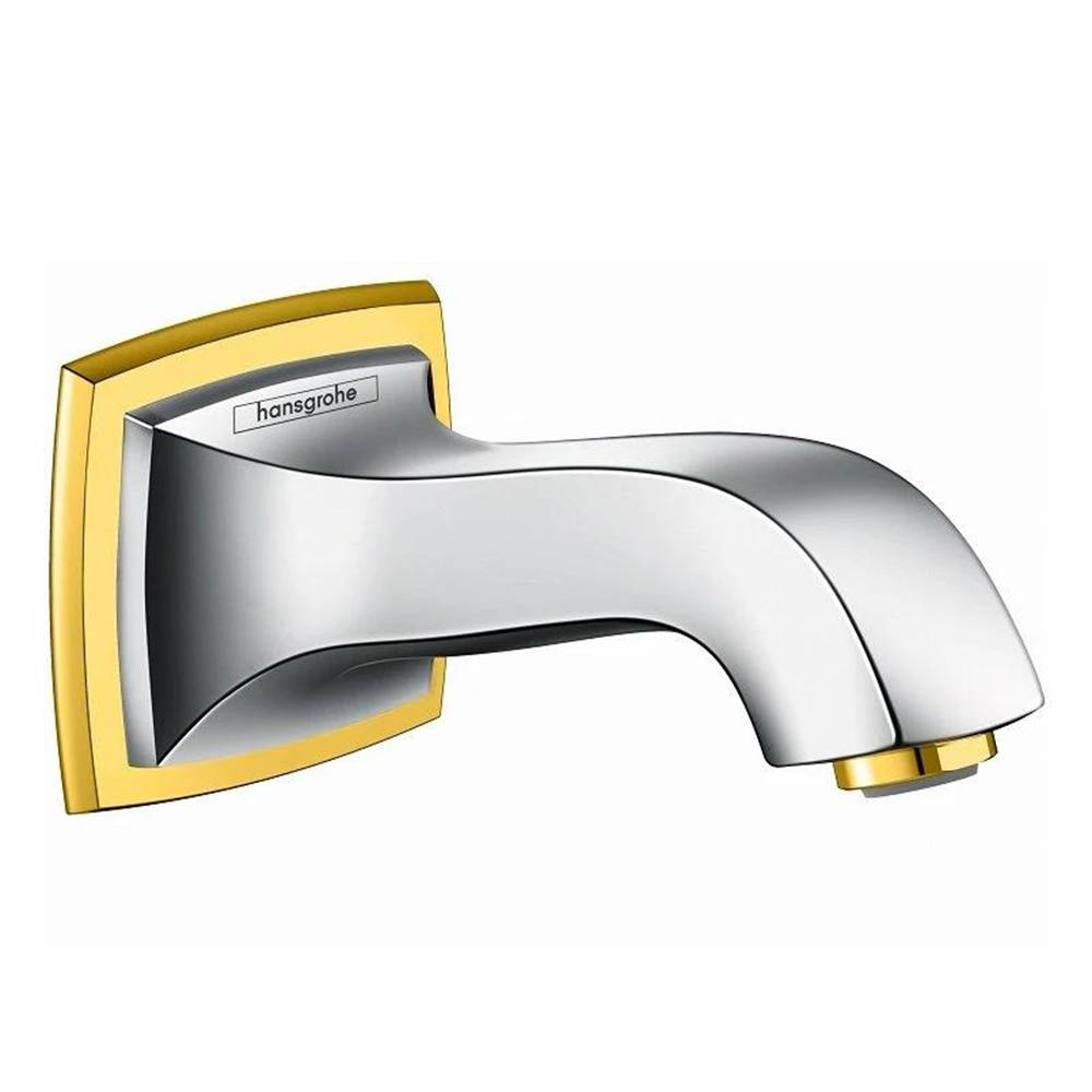 Излив на ванну Hansgrohe Metropol 13425090 хром/золото