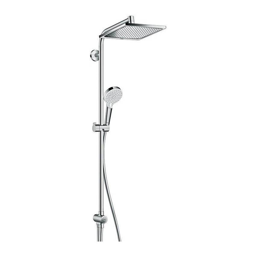 Душевая система Hansgrohe Crometta E 240 1jet Showerpipe Reno EcoSmart 27289000, хром