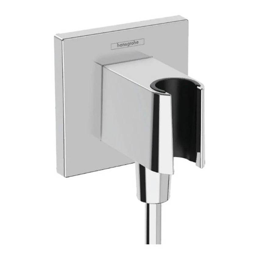 Шланговое подсоединение Hansgrohe FixFit E 26889000 с держателем для душа, хром