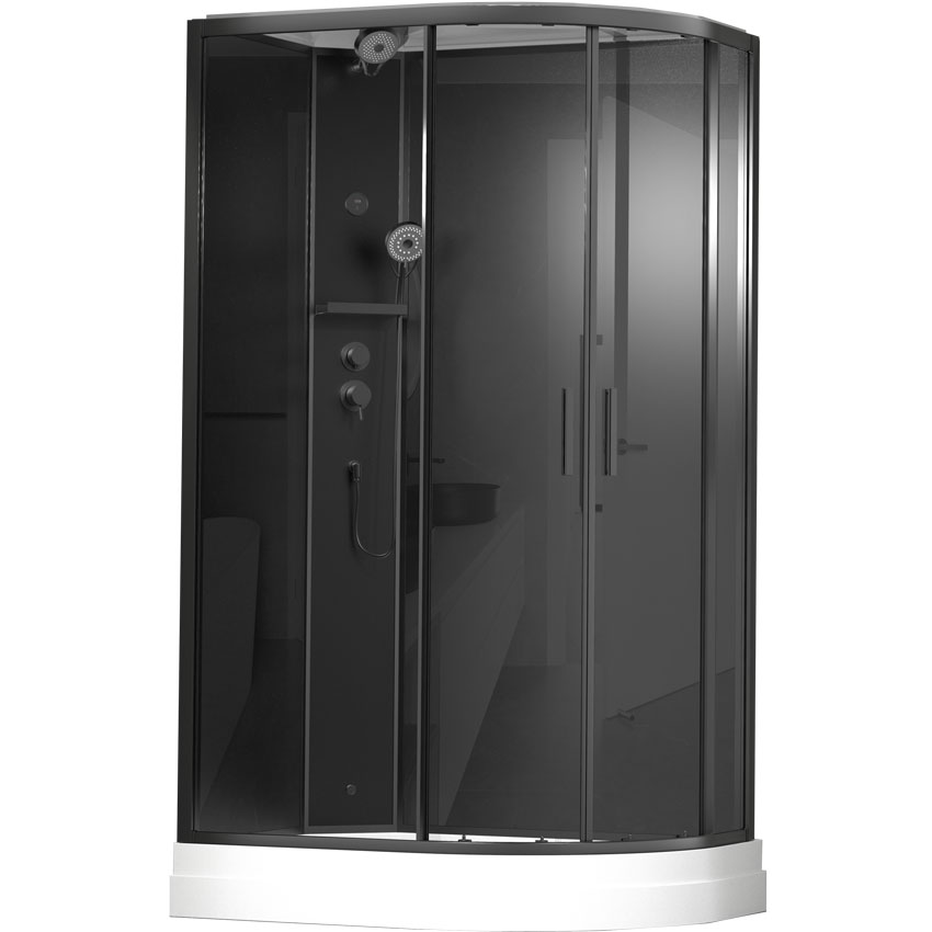Душевая кабина Timo Premium ILMA Black  902 L