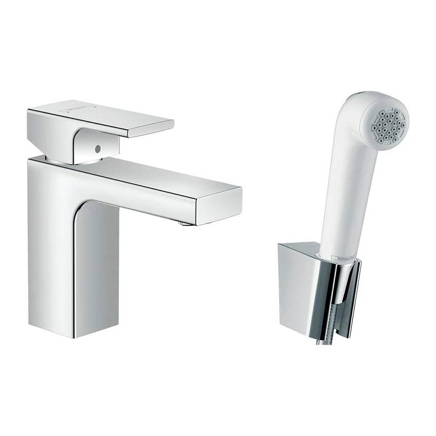 Набор раковины Hansgrohe Vernis Shape 71216000 с гигиеническим душем, хром