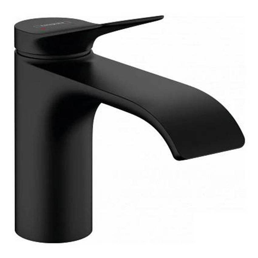 Смеситель для раковины Hansgrohe Vivenis с донным клапаном 75010670 черный матовый