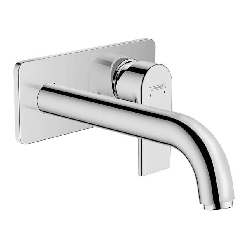 Смеситель для раковины настенный излив 204 см Hansgrohe Vernis Shape 71578000 хром