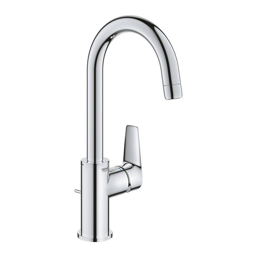 Смеситель для раковины Grohe BauEdge New 23760001 с донным клапаном