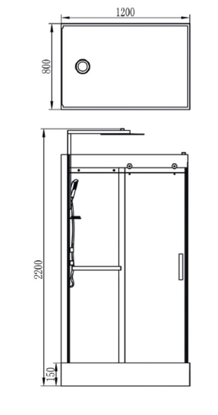Душевая кабина Orans OLS-SR8629 ED REVERSIBLE изображение