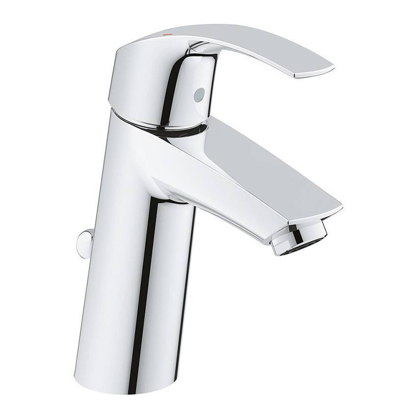 Смеситель для раковины Grohe Eurosmart 23322001 с донным клапаном