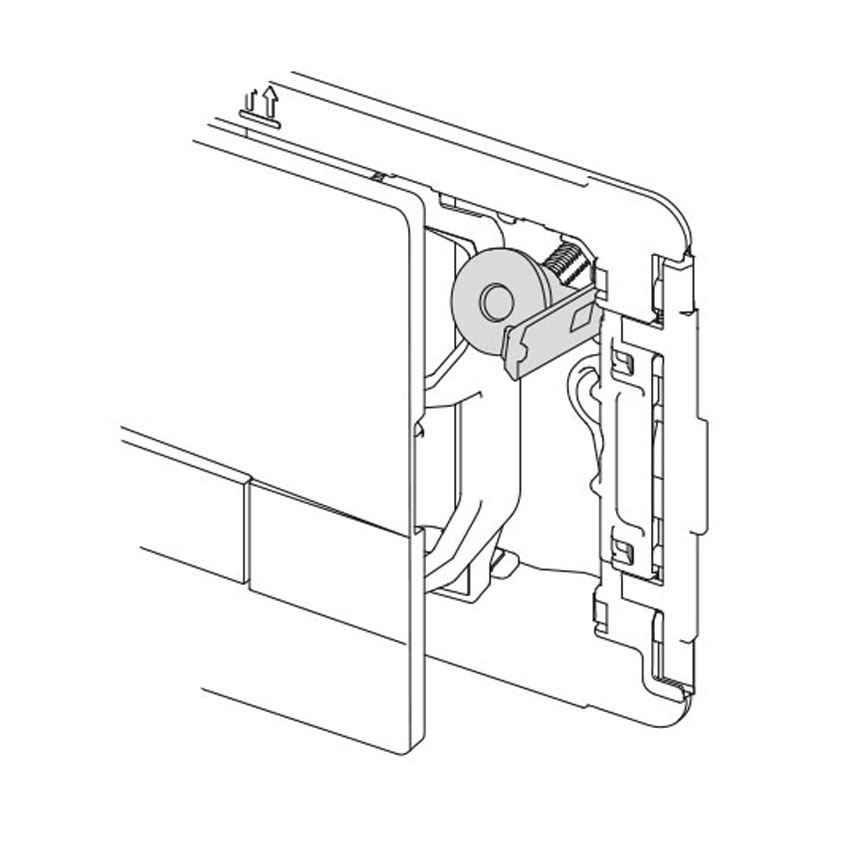 Кнопка смыва механическая Oli двойная Glam OLIpure пластиковая хром глянцевый OLI изображение