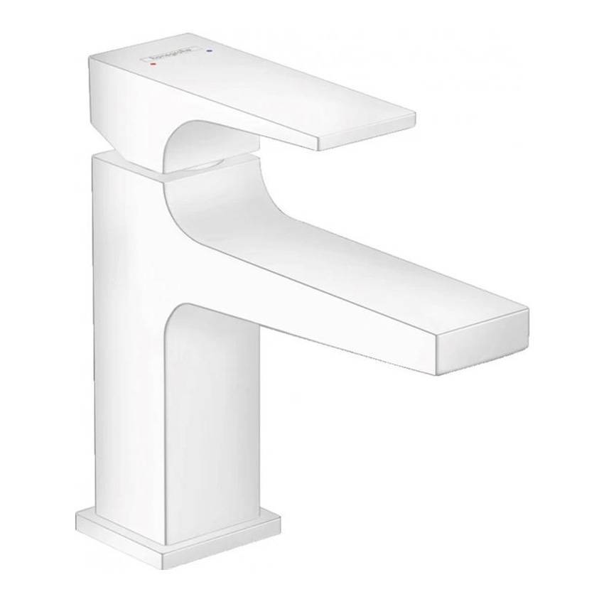Смеситель для раковины Hansgrohe Metropol 100 32500700 матовый белый