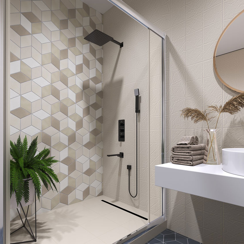 Душевая система встроенная с термостатом Timo Petruma SX-5149/03SM черный изображение