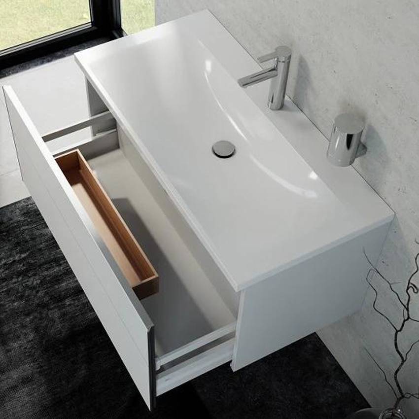 Тумба с раковиной Keuco Royal Reflex 39604210100 белая изображение