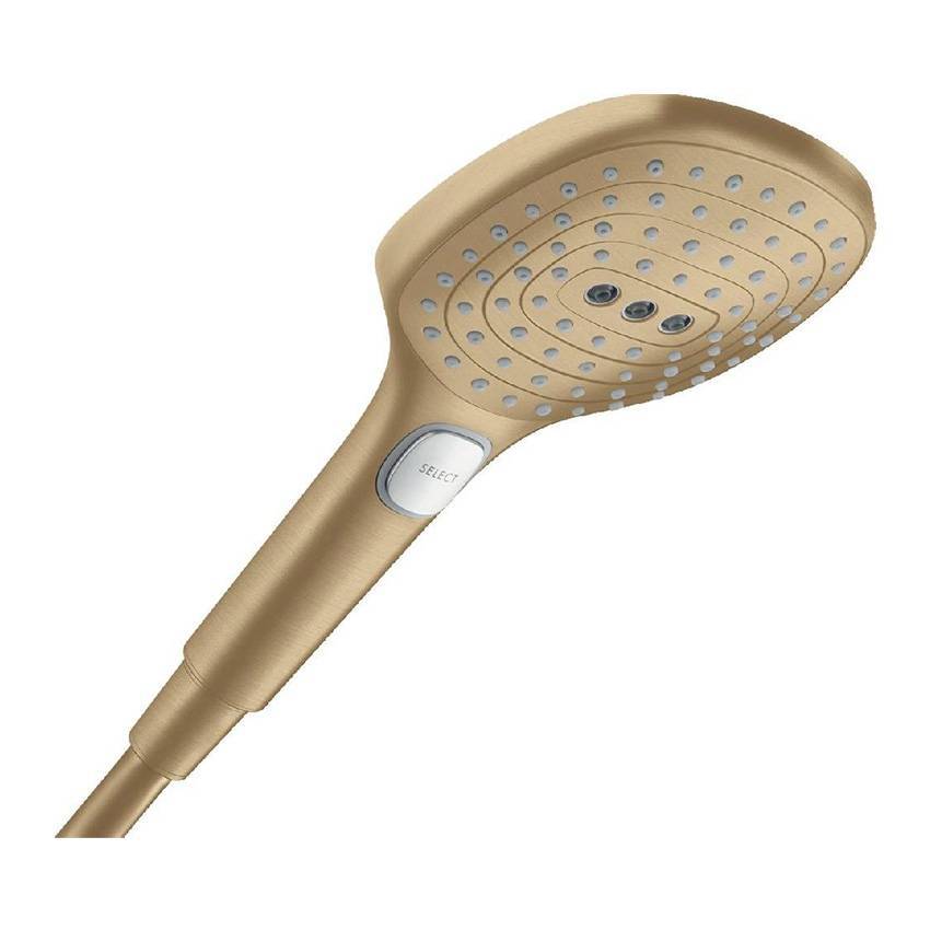 Ручной душ Hansgrohe Raindance Select 120 Air 3jet 26520140 шлифованная бронза