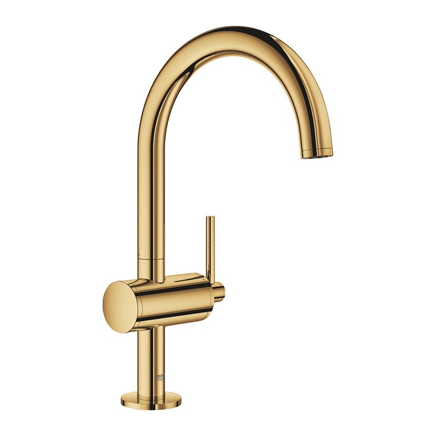 Смеситель для раковины Grohe Atrio New 32042GL3 с донным клапаном
