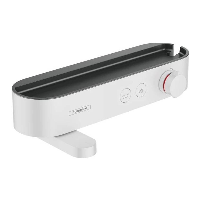Термостатический смеситель для ванны Hansgrohe ShowerTablet Select матовый белый 24340700
