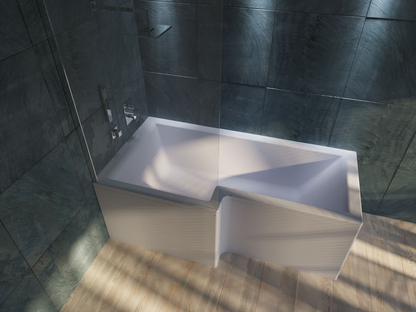 Ванна акриловая Marka One Linea 165x85 L изображение