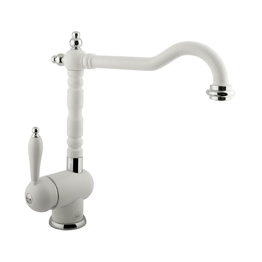 Смеситель для кухни Timo Morea 2406F white-matt