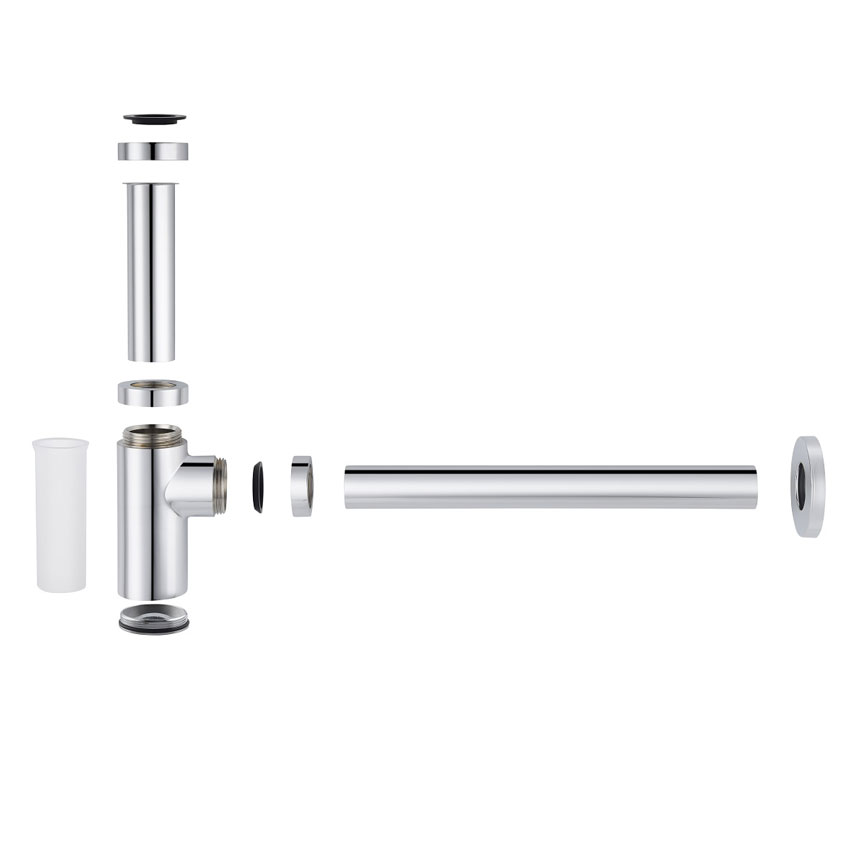 Сифон для раковины Timo 958/00L хром изображение