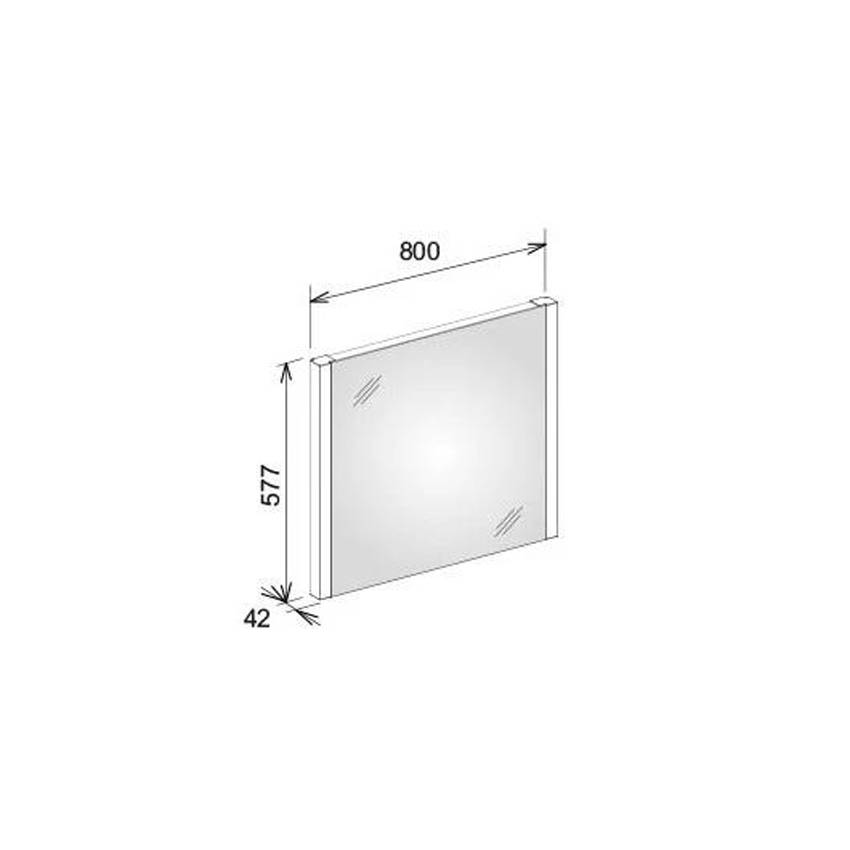 Зеркало с подсветкой Keuco Royal Reflex 14296002500 изображение