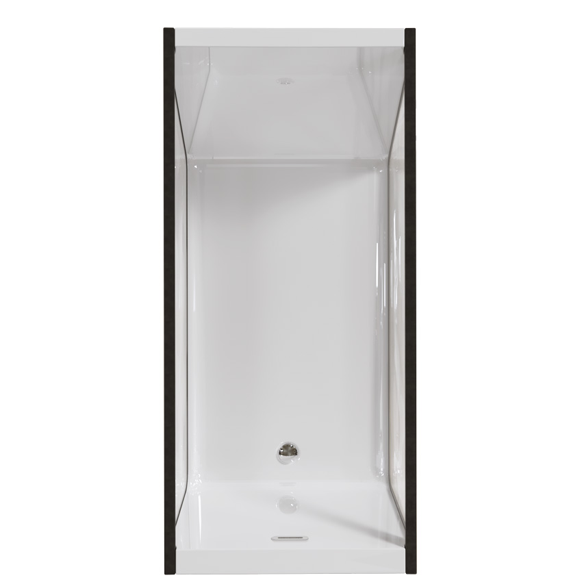 Ванна акриловая Aima Design Neo 170x75 2 стекла матовое серое