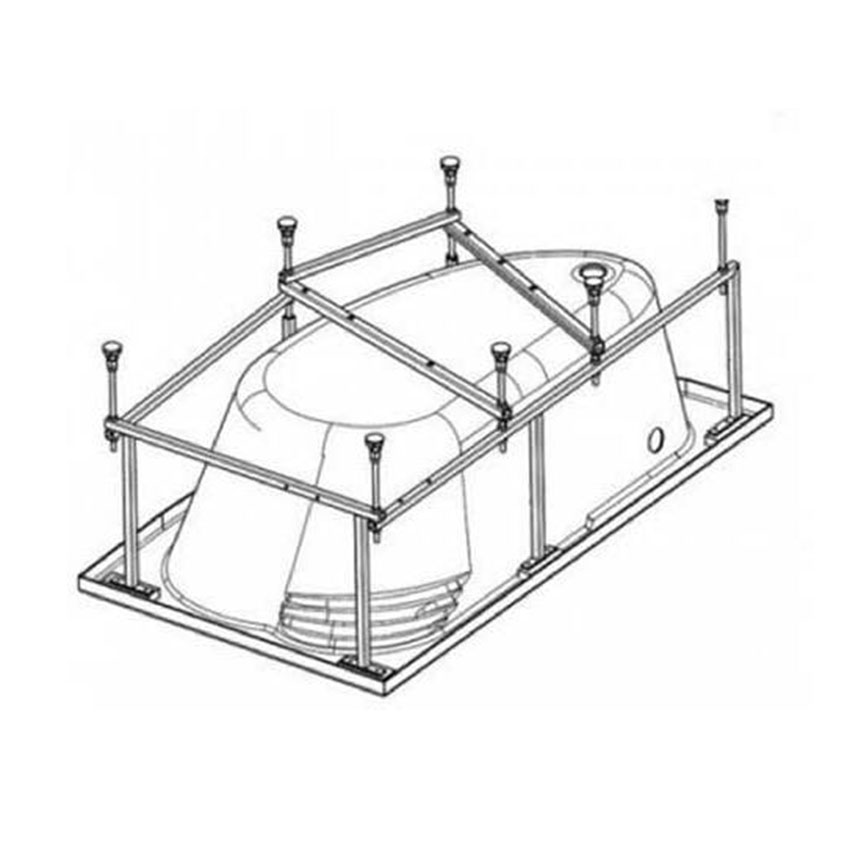 Каркас для ванны Santek Майорка XL 160х95 1.WH11.2.429