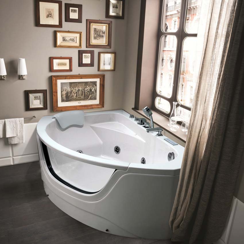 Ванна акриловая Black&White GB 5008 L с гидромассажем изображение