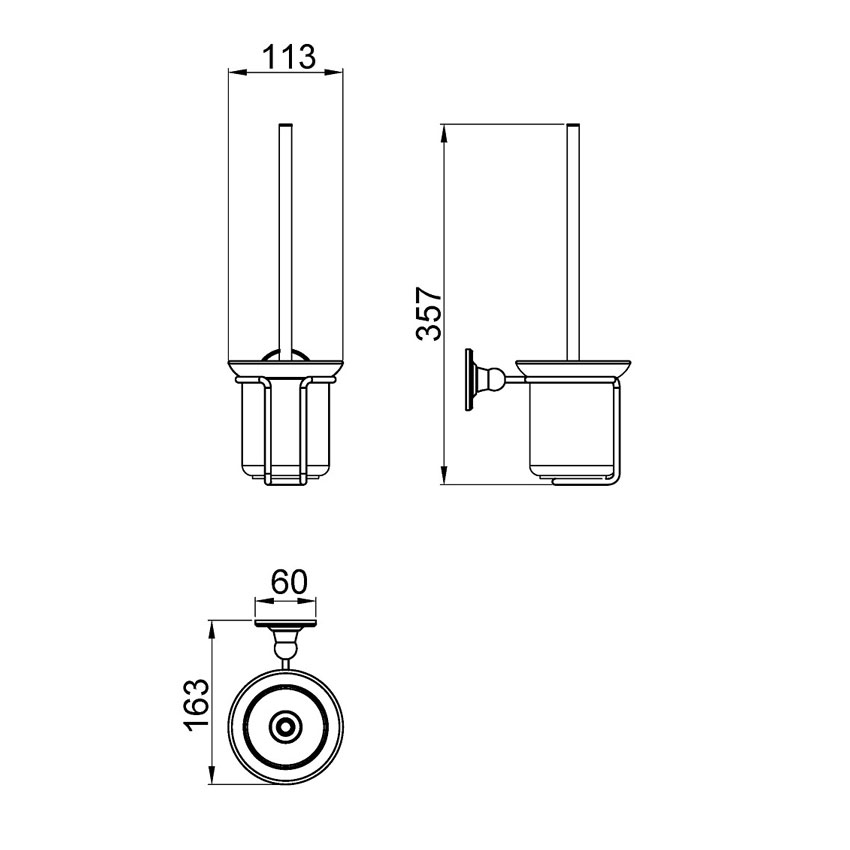 Ершик Timo Nelson 150061/00 хром изображение