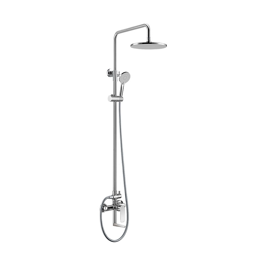 Душевая стойка Abber Weiss Insel AF8014 с изливом, хром