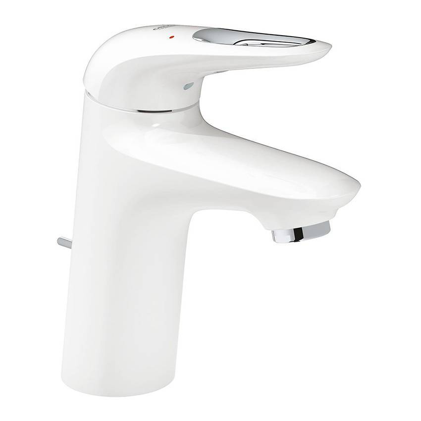 Смеситель для раковины Grohe Eurostyle Белая луна с донным клапаном 33558LS3