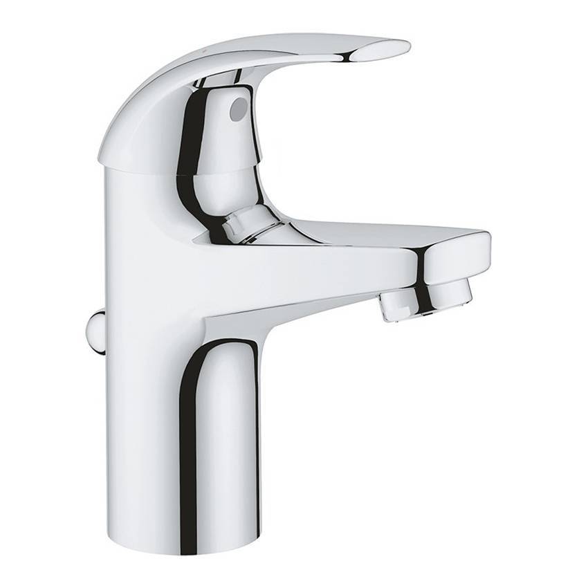 Смеситель для раковины Grohe BauCurve 32805000 хром с донным клапаном