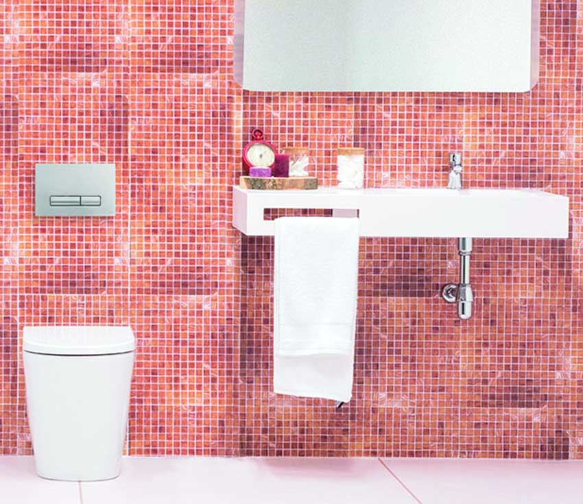 Кнопка смыва механическая Oli двойная Glam OLIpure пластиковая хром глянцевый OLI изображение