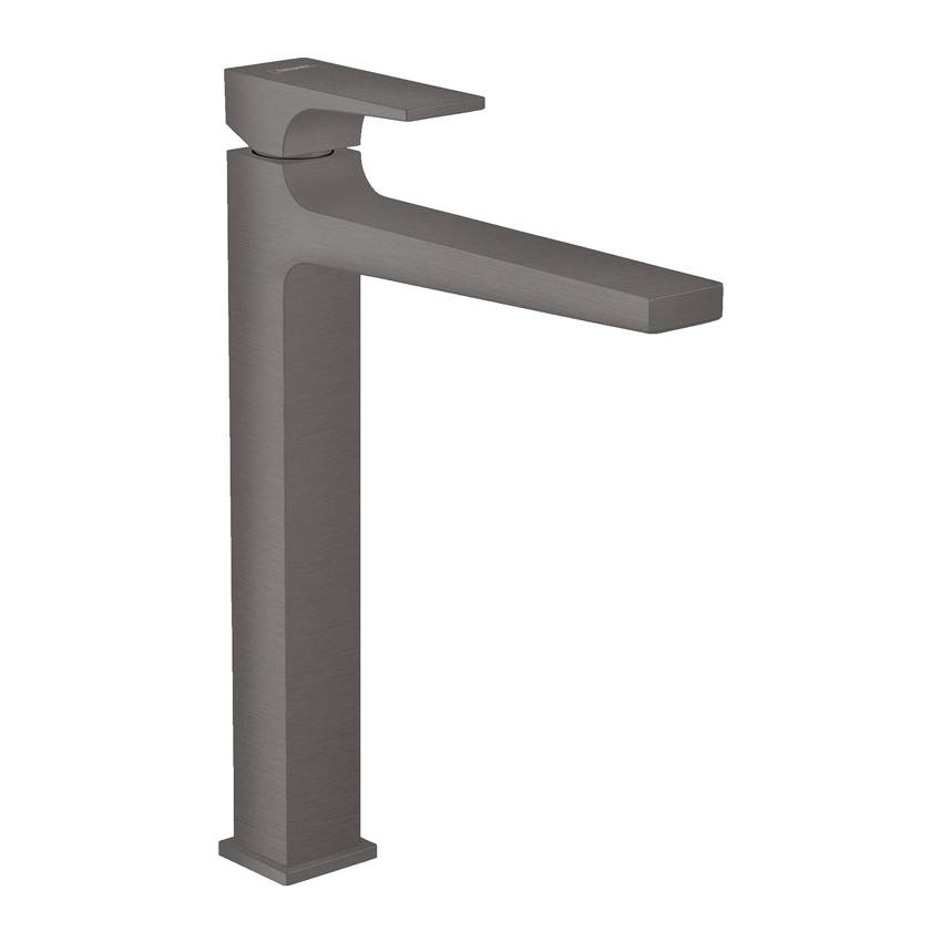 Смеситель для раковины Hansgrohe Metropol 260 шлифованный, черный хром (32512340)