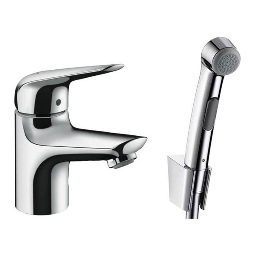 Смеситель для раковины с гигиеническим душем Hansgrohe Novus 71144000
