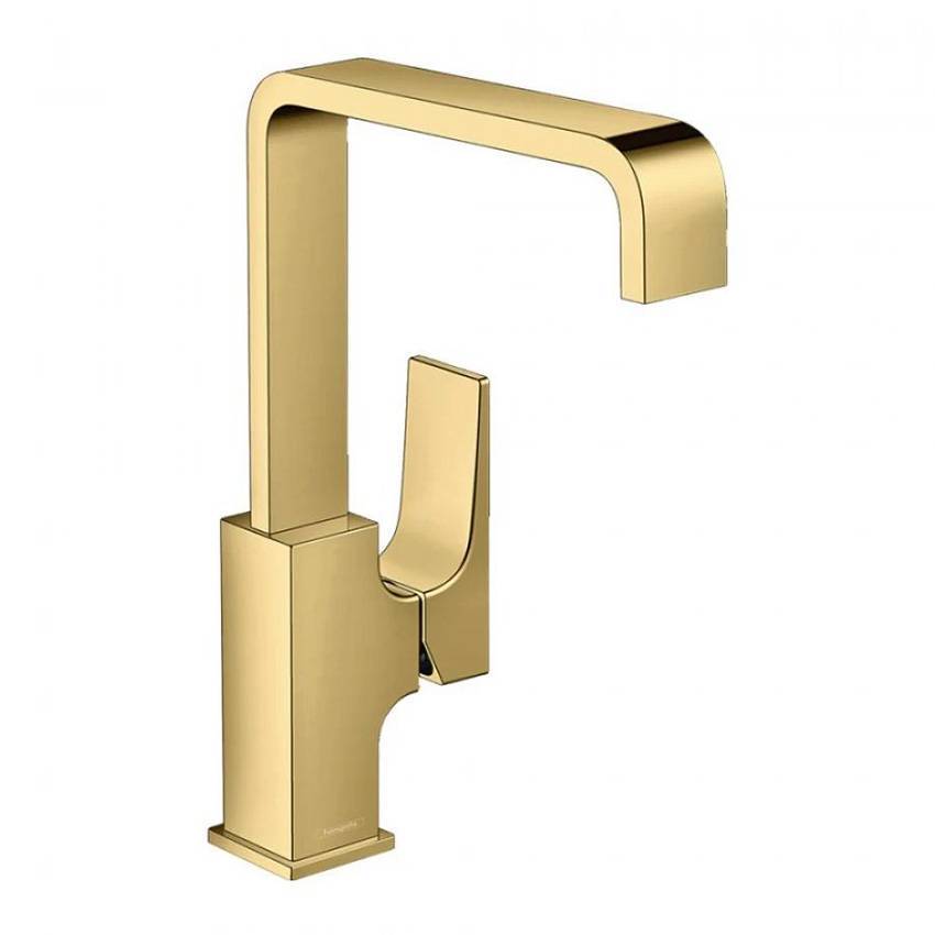 Смеситель для раковины Hansgrohe Metropol 230 32511990 полированное золото