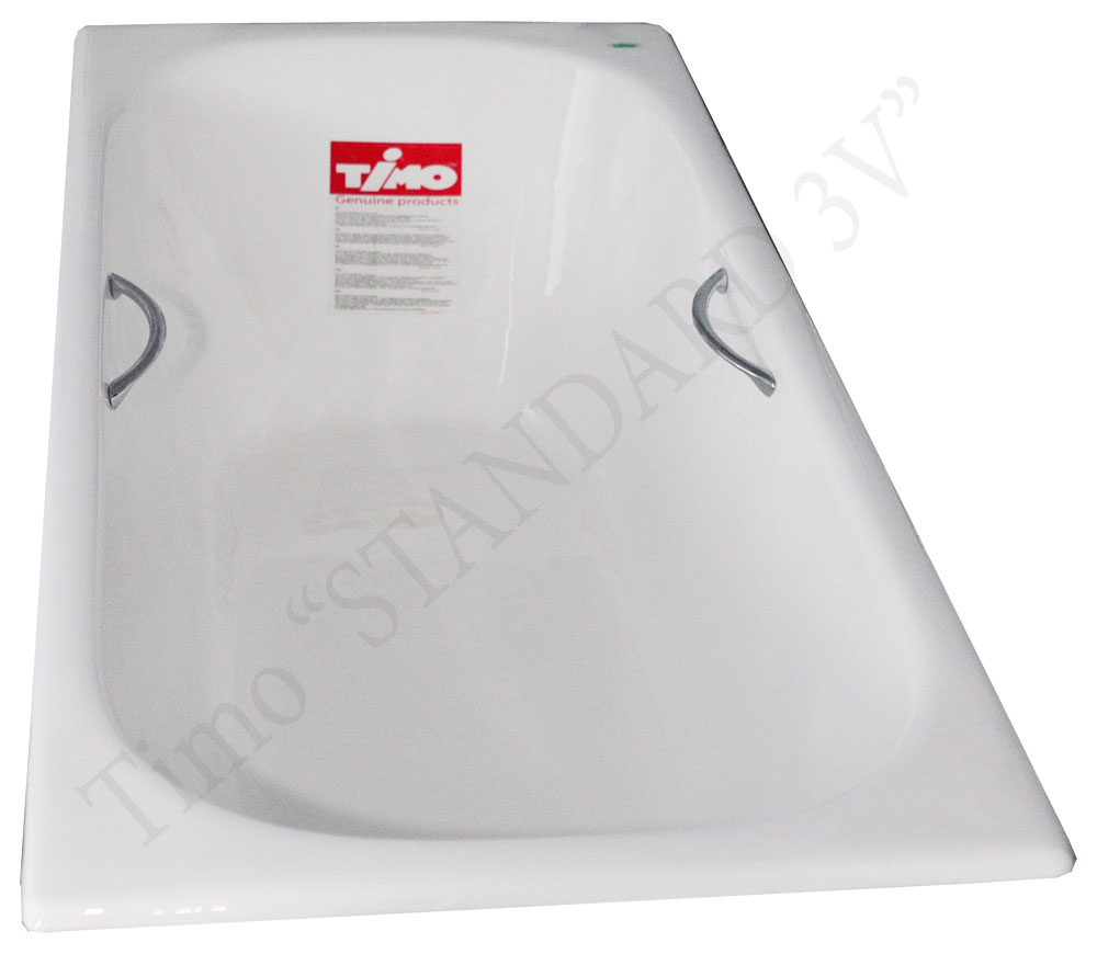 Ванна чугунная Timo Standard 3V 150 с ручками изображение