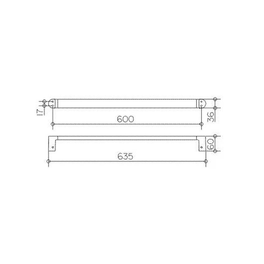 Полотенцедержатель Keuco Elegance 11601010600 600 мм изображение