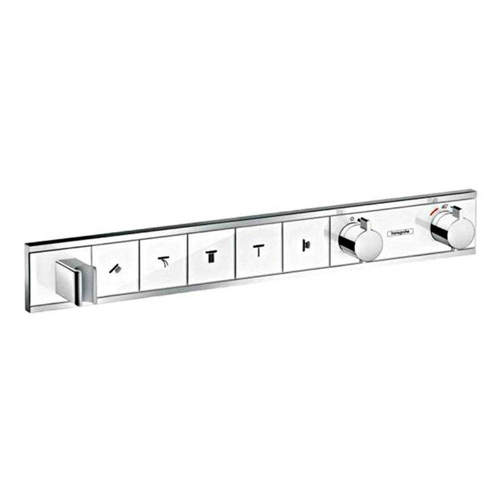 Термостат Hansgrohe RainSelect 15358400, 5 потребителей, белый/хром