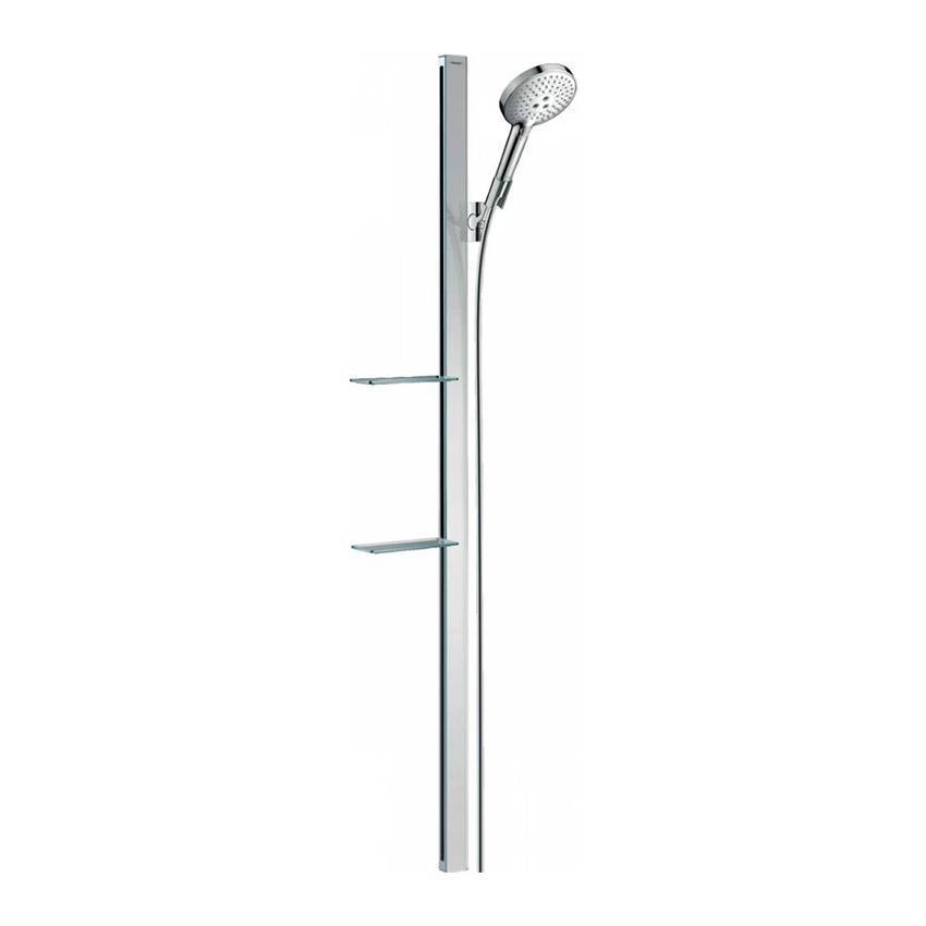 Душевой набор Hansgrohe Raindance Select S 27646000, 120 3jet со штангой 150 см и мыльницей, хром