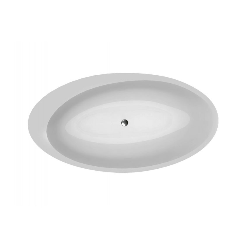 Ванна акриловая Vayer Boomerang (EH) OVAL ETNA 1940x1000 c панелью ( монолит)