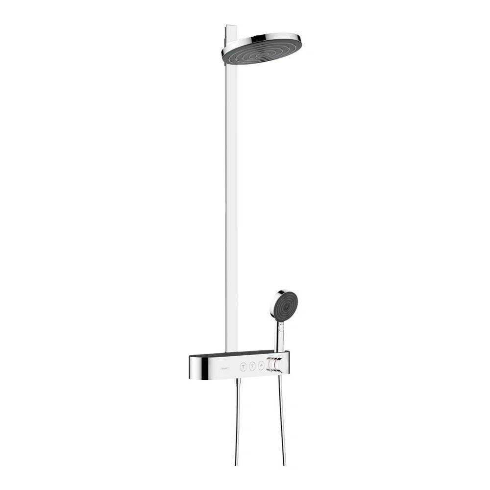 Душевая система Hansgrohe Pulsify S Showerpipe 260 2jet термостатическая ShowerTablet Select 400 24240000, хром
