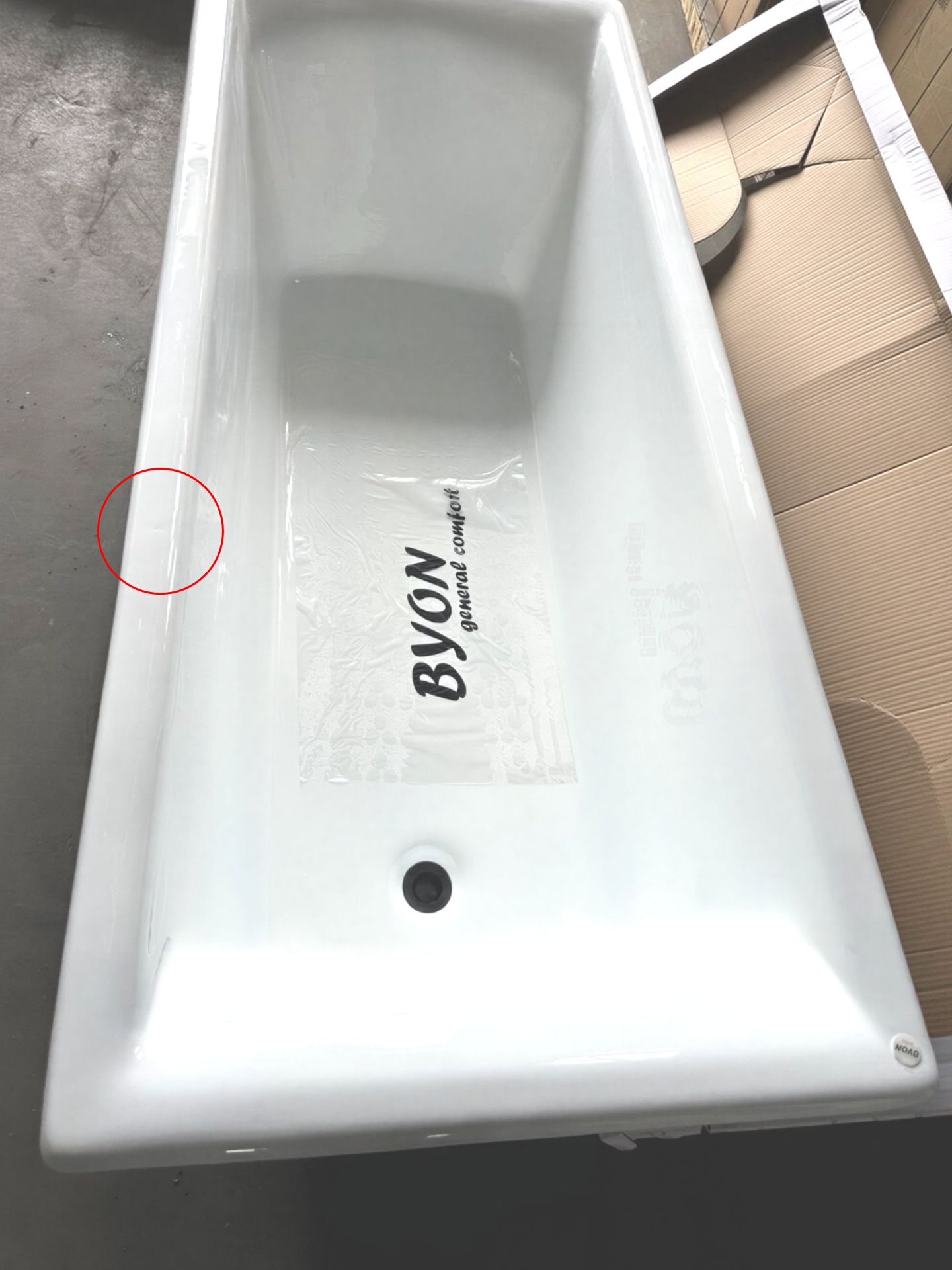 Ванна чугунная Byon MILAN 170x70x42 (№7712) изображение
